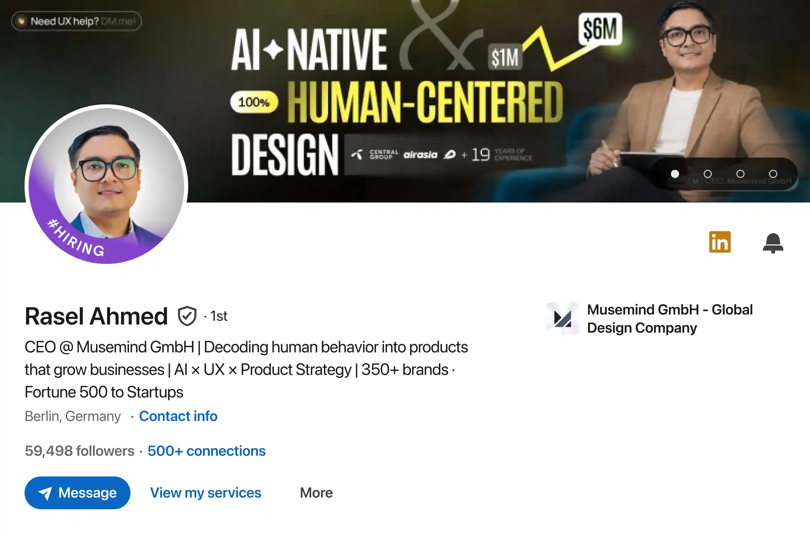 LinkedIn Profile Preview